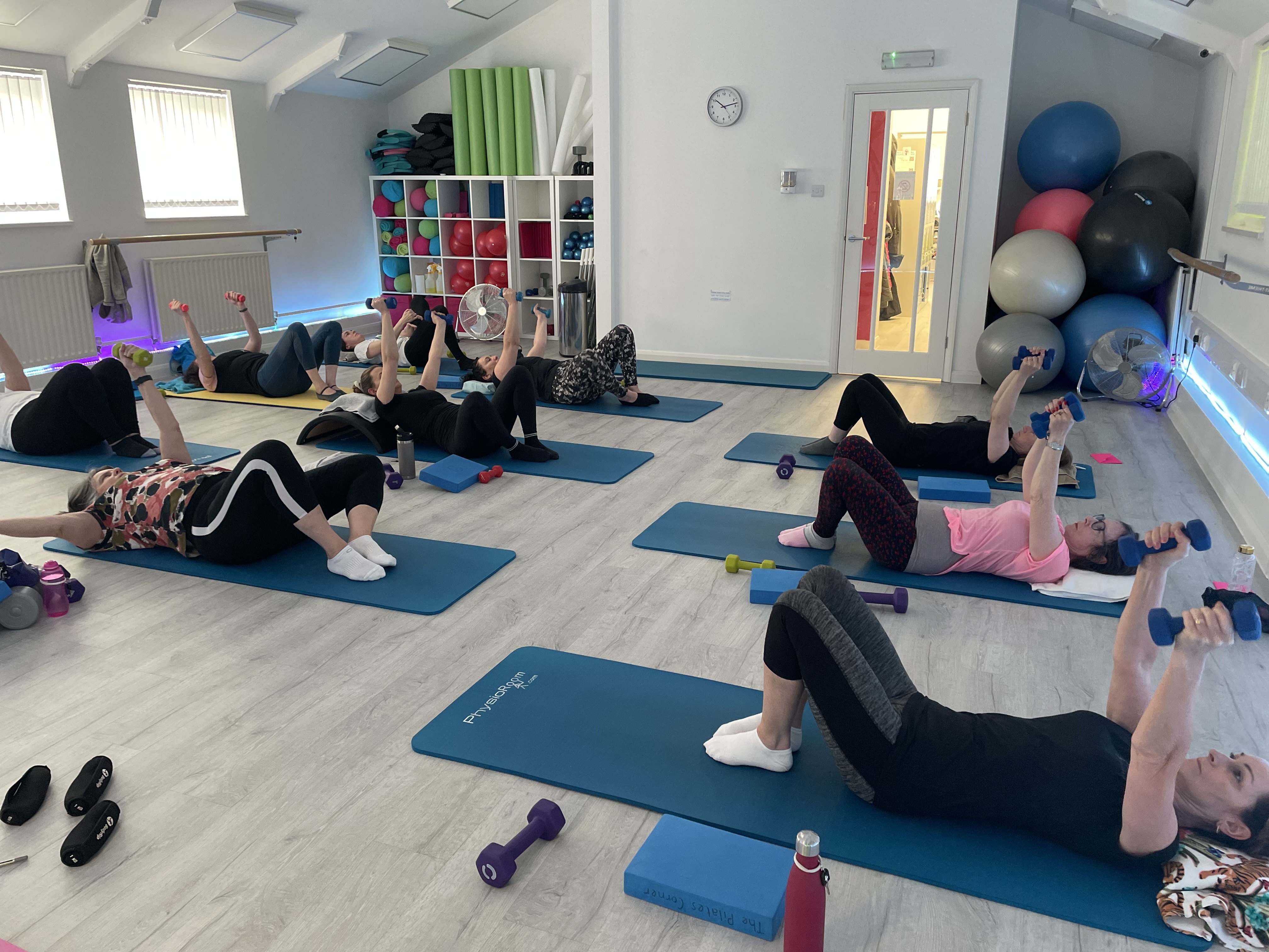 The Pilates Corner studio space and equipment